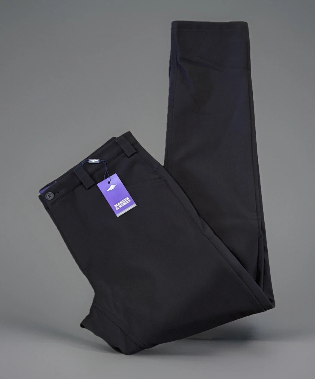 Makers & Riders Black Men's All Weather Warm Pant AeroFleece M1 Lined Size 36/36