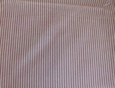 34'' Marcus Bros red and white STRIPE cotton quilting fabric crafts OOP