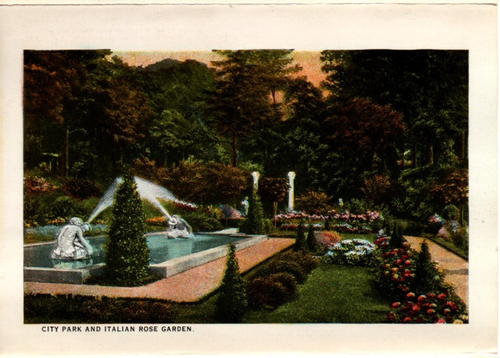 Cartolina ricordo d'epoca cartella saluti Saratoga Springs New York NY c1925 - Foto 15 di 22