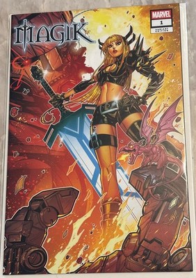 MAGIK #1 JONBOY MEYERS EXCLUSIVE TRADE DRESS VARIANT COVER NM MARVEL LTD 3000