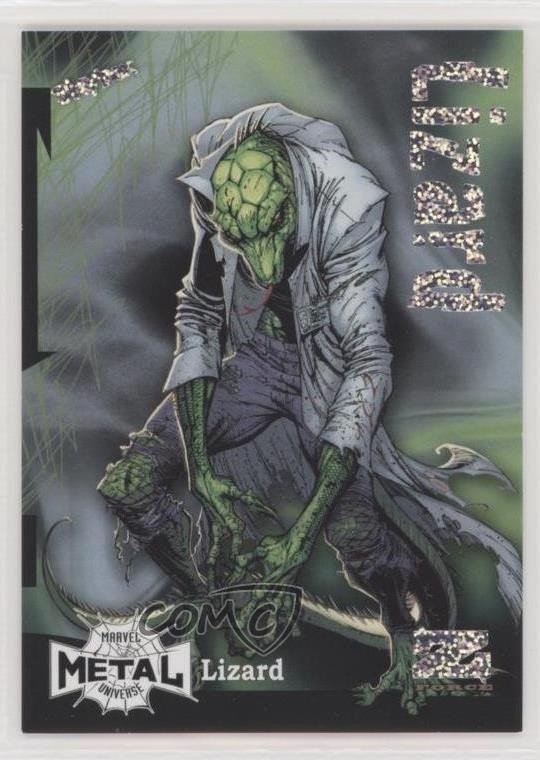 2022 Upper Deck Marvel Metal Universe Spider-Man Z-Force Rave /100 Lizard 0d8j