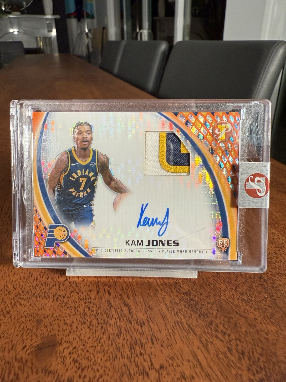 Topps 2025-26 Bowman Chrome Autographs Kam Jones BCA-KO Orange /25 RC Pacers