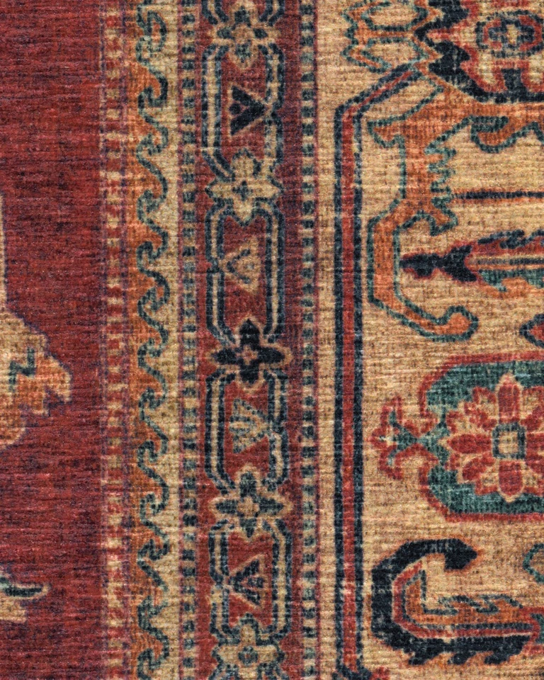 Alfombra tejida plana rubí Cambria resistente 10x14 *SOLO CUBIERTA* Foto 2 de 4