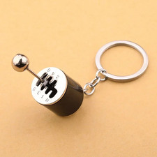 1 Pc Mini Turbocharger Gear Shift Keychain Metal Car Styling Keyring Gift