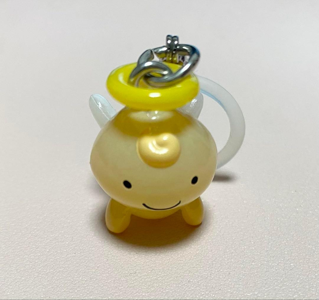 Tamagotchi イエロー キーチェーン付き Clearance]#[NEW] Tamagotchi Mini Plush Toy w/Ballchain 2023