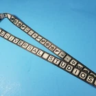 Universal Studios Movie Filmstrip Lanyard Black White Film Strip Undated Key ID