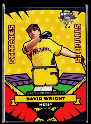 2006 Topps Updates & Highlights #AS-DW David Wright All-Star Stitches
