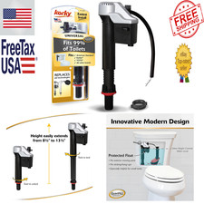 Toilet Fill Valve Universal Fits 7.75 to 13.5 Inches Adjustable Water Saving