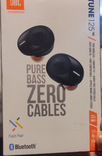 JBL TUNE 125TWS True Wireless Earbuds Pure Bass Fast Pair Bluetooth Black