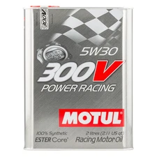 Motul 300V 5W30 Power Racing 104241 (2 Liter) Full Synthetic Racing Oil Ester Te