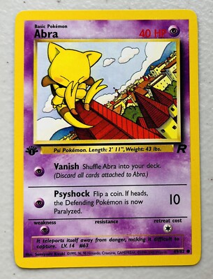 Abra #49 Pokemon Team Rocket