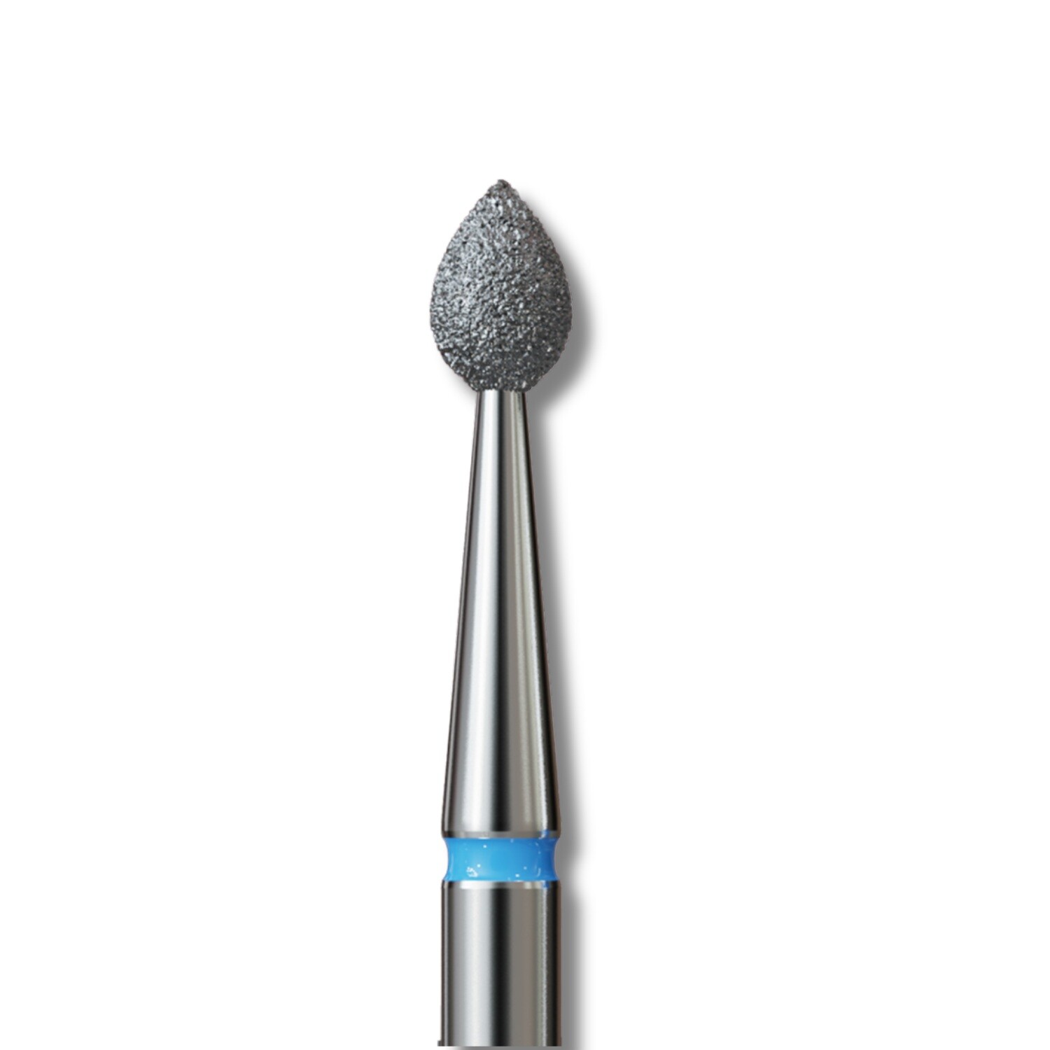 IQ Nails Diamond Nail Drill Bit Flame Shaped Medium Fine 2.5mm MANICURE PEDICURE