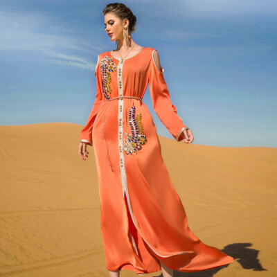 long dress muslim simple elegant Aurora Elegant Floral Modest Maxi Dress