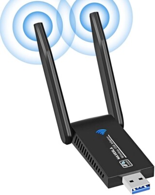 1300Mbps USB WIFI Adapter WLAN Netzwerk USB-Wifi Dongle Antennen Dual Band 5G