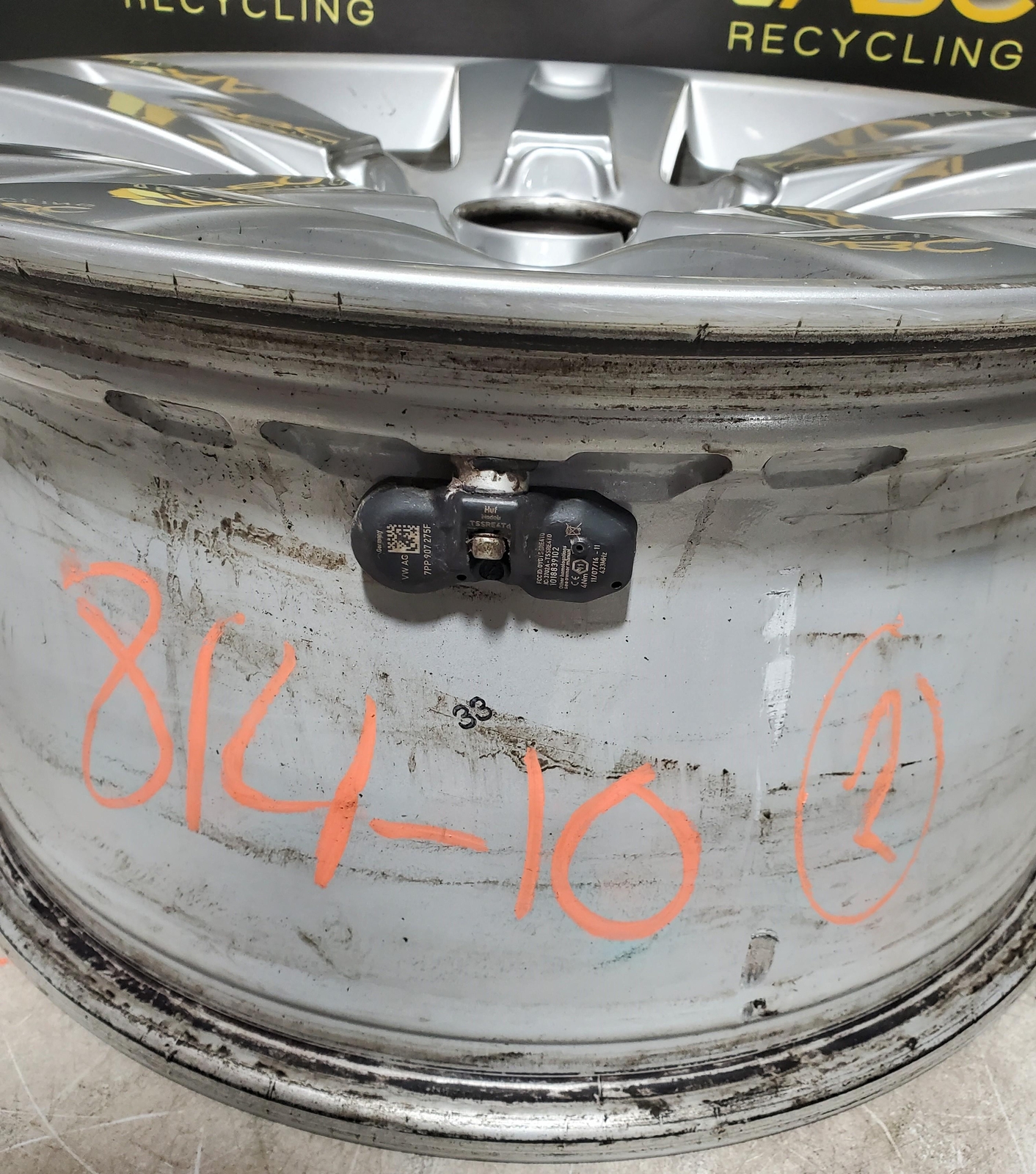 2007 Bentley Wheel 19x9 Rim 5 Spoke (3W0601025AD) BENTLEY 07 OEM (#2)