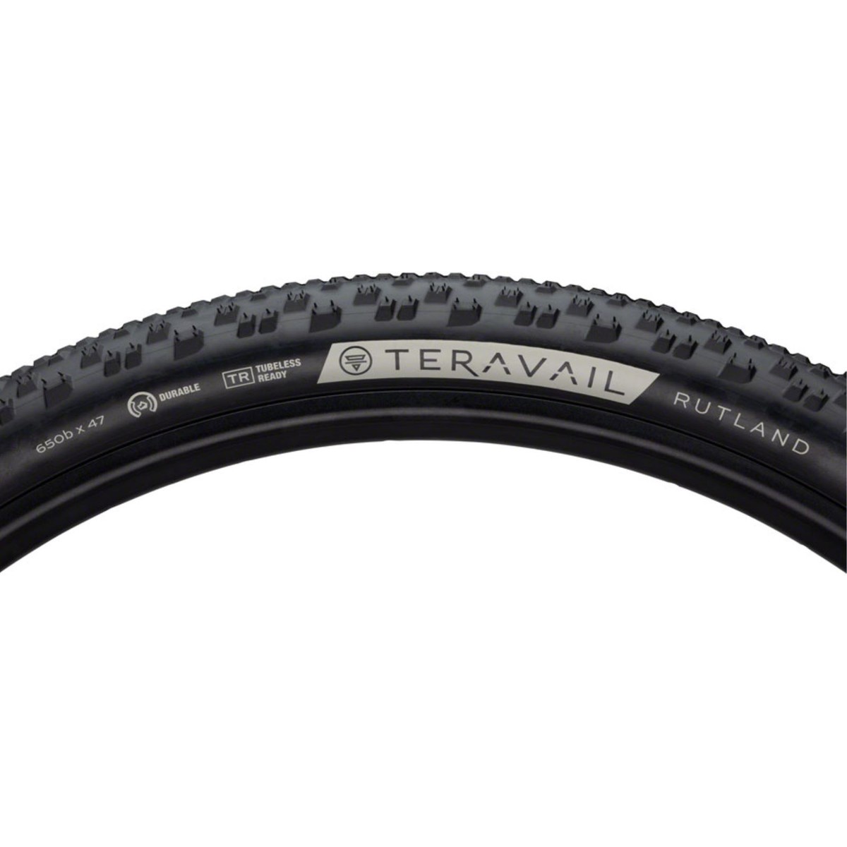 Teravail Rutland Tire - 650b x 47, Tubeless, Folding, Black