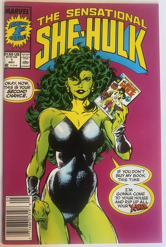 Sensational She-Hulk #1 Marvel Comics 1989 Newsstand Edition John Byrne VF/NM
