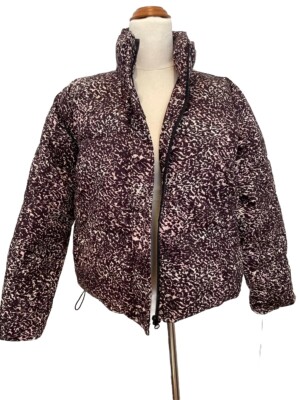 Leopard Print Jacket, BNWT Sussan Womens Puffer jacket Size AU8/US4