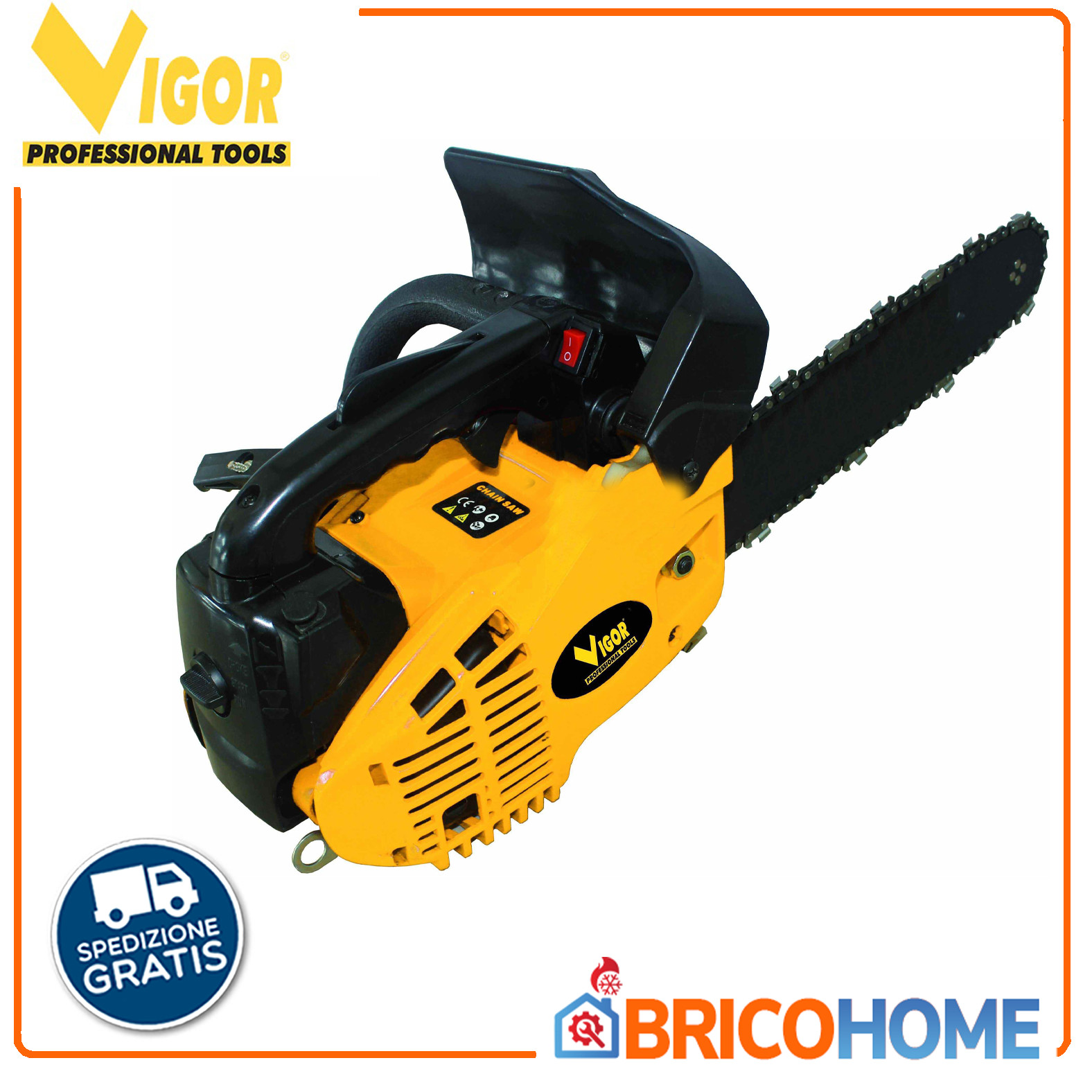 Technical Sheet Chainsaw Vigor VMS-28 Carving 2T 25.4cc
