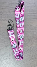 New Lot 10pcs cartoon cats cute Lanyard Mobile Phone ID Card KeyChain Holder