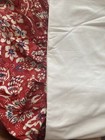 Ralph lauren Villa Martine King Size bedskirt Red/blue/white Rare!