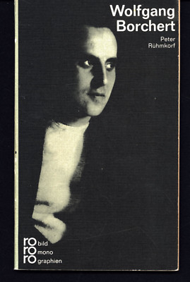 PETER RUHMKORF WOLFGANG BORCHERT GERMAN TEXT 1966 SOFTCOVER