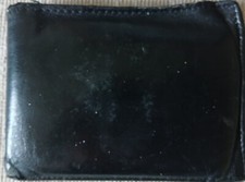 Portafoglio Uomo Extra Morbido Nero Card/Soldi Pieghevole.2 Slot Soldi 7 Carte Preloved.