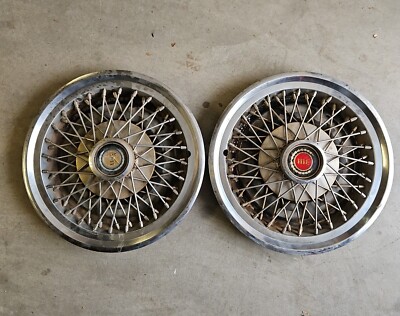 Two 1974-1979 Ford LTD / Torino / Mercury Cougar / Marquis 13''  Wire Hubcap