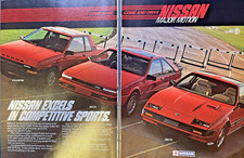 1985 Magazine Advertisement Nissan Sports Cars Pulsar Nx Nissan 200 Sx 300 Zx
