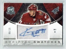 08-09 UD Upper Deck The Cup Scripted Swatches  Kyle Turris  /25  Patch  Auto