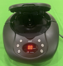 ONN ONB17AA001 PORTABLE AM/FM CD PLAYER BOOMBOX TESTED WORKING