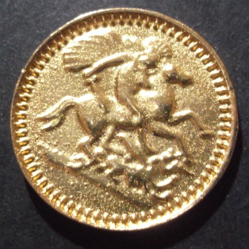 GRECIA GRECIA FLORÍ FELIZ AÑO NUEVO MEDALLA FICHA Tipo de Soberano de Jorge V!!! - Imagen 2 de 2