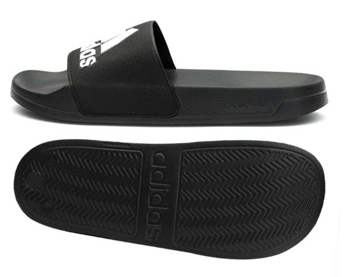 Adidas Men Adilette Shower Slipper Black Shoes Slide Slippers Sandals F34770