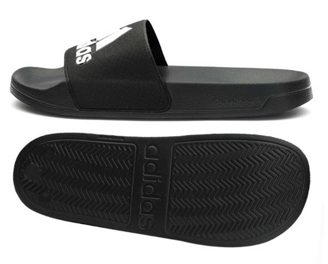 Adidas Men Adilette Shower Slipper Black Shoes Slide Slippers Sandales F34770 | eBay