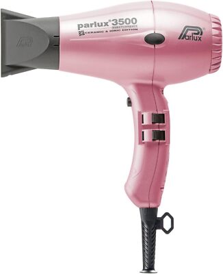 Parlux 3500 SuperCompact Haartrockner rosa Ceramic + Ionic, 4 Stufen, leicht