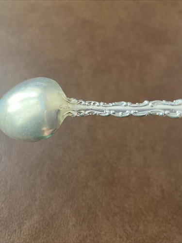 Whiting Louis XV Sterling Five O’Clock Teaspoon Gold Wash 5 1/4” 14g Mono LWS - Picture 6 of 12