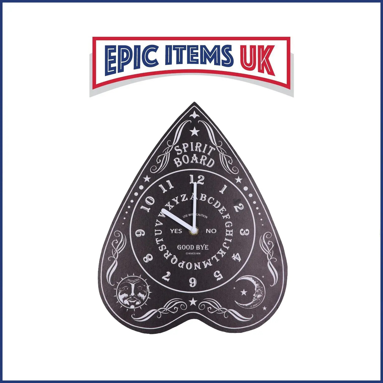 Nemesis Now Spirit Board Clock 34cm - IN STOCK