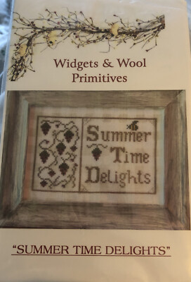 Kreuzstichkarte ''Summer Time Delights'' Widgets & Wollgrundstoffe Sampler