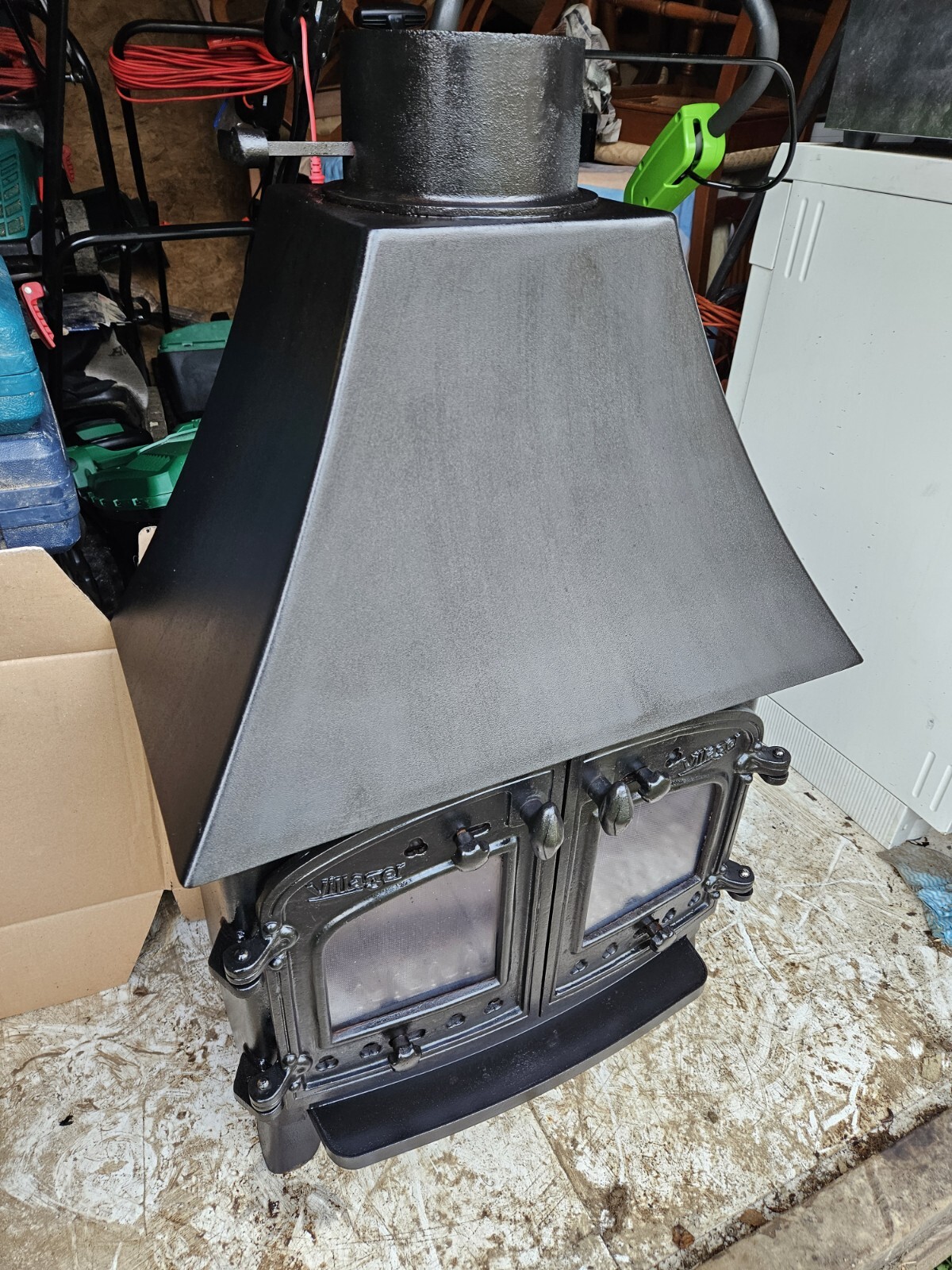 Villager Wood Burner Wood Burning Stove Fire Log Burner eBay