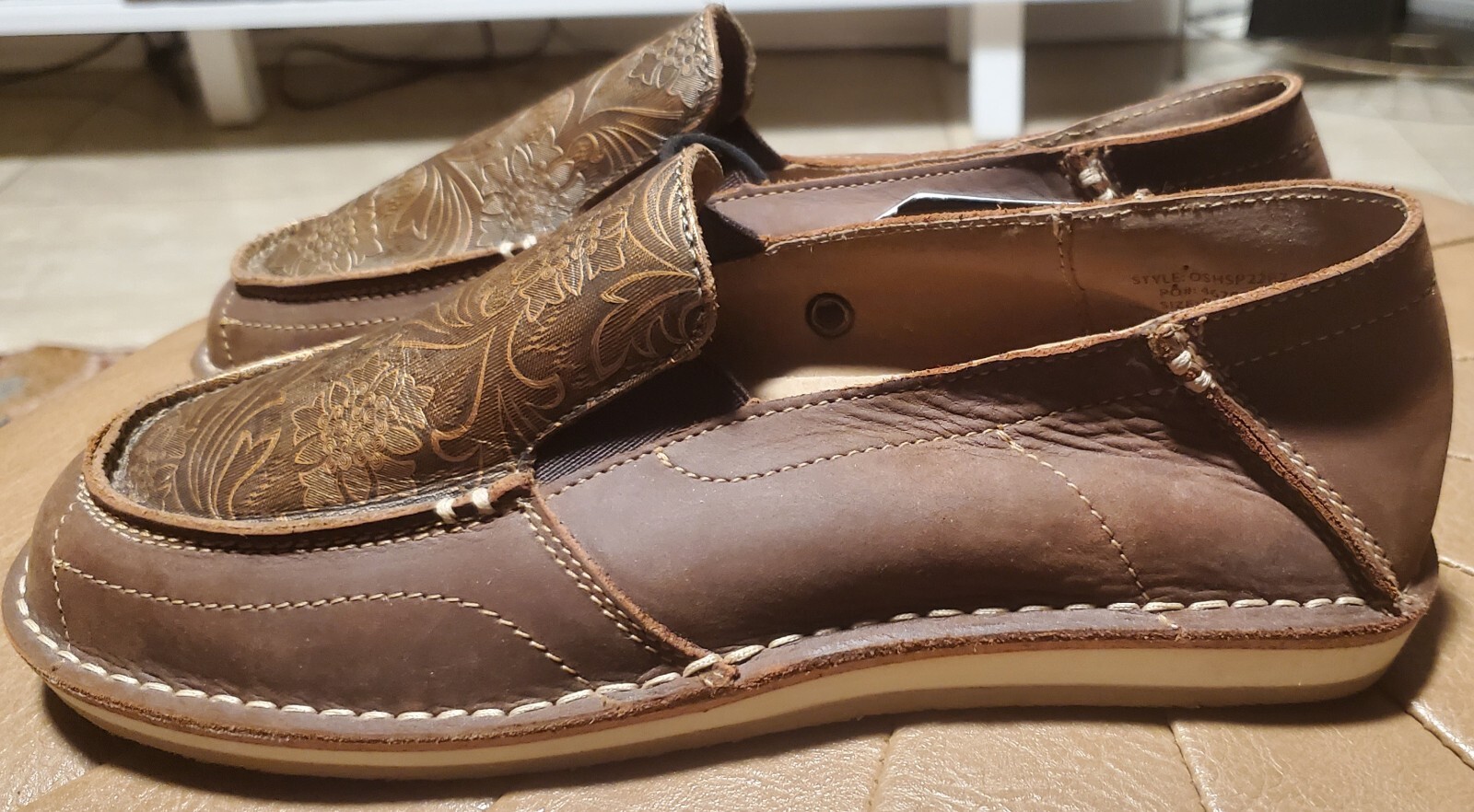 RANK 45 Women's Amberlin Textured Print Pull On Casual Shoe Size 8B New With Tag