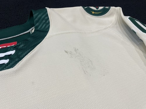 Maglia Iowa Wild Game Worn usata alternativa AHL CCM Quicklite MIC Dumont 56 Crunch - Foto 6 di 13