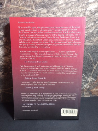 STRANGERS AT THE GATE: SOCIAL DISORDER IN SOUTH CHINA, By Wakeman Frederic Jr. - Picture 2 of 10
