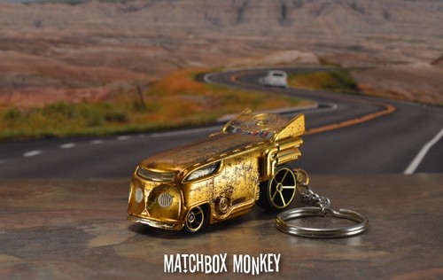 Star Wars C3PO VW Bus Custom Keychain FOB Porte Cles Llavero Schlusselhanger T1 - Bild 2 von 4