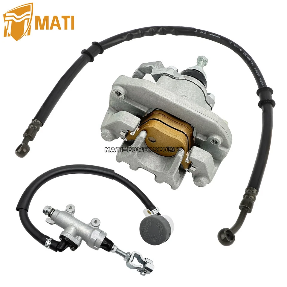 Juego de manguera de cilindro maestro de pinza de freno trasero para Honda TRX450R TRX450ER 2004-2014 Foto 3 de 4