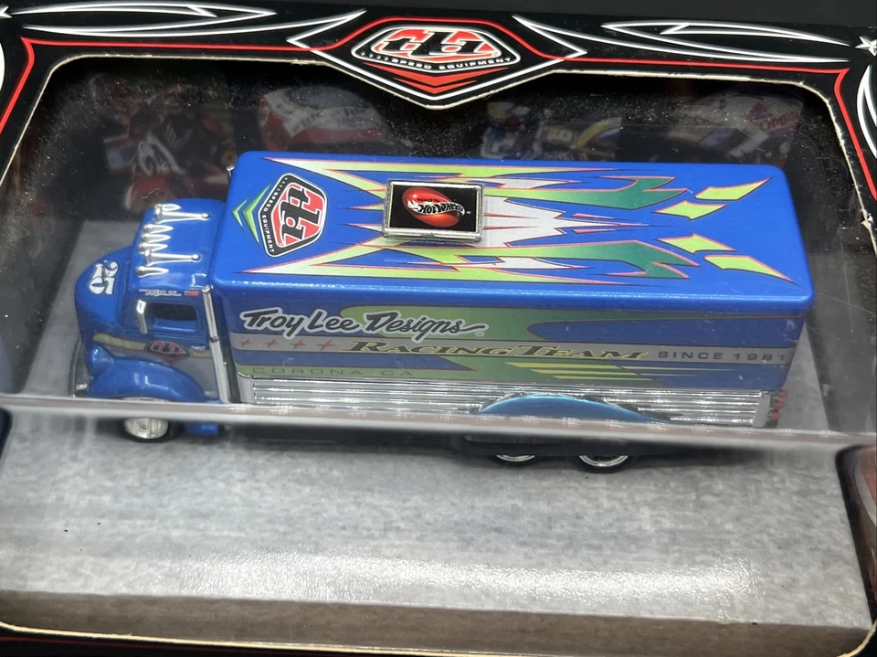2002 hot wheels TROY LEE DESIGNS 38 FORD COE both BLUE EMPLOYEE 1/500 & PURPLE - Image 2 of 4