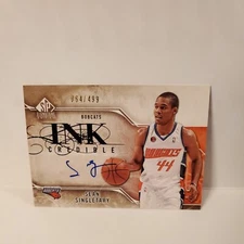 2009-10 SP Signature Edition Inkcredible /499 Sean Singletary #I-SS Auto