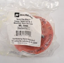 Mainline Twist Tite Plug 3" Connection Mechanical Tool w Metal Wing Nut ML10484