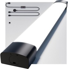 6000k Led Batten Light, 4FT, 36W Plug in Ceiling Light Led, IP65 Workshop Light