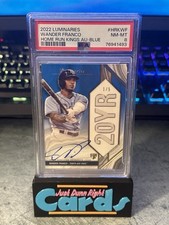2022 Topps Luminaries - Home Run Kings Autographs Wander Franco #HRK-WF Blue /5