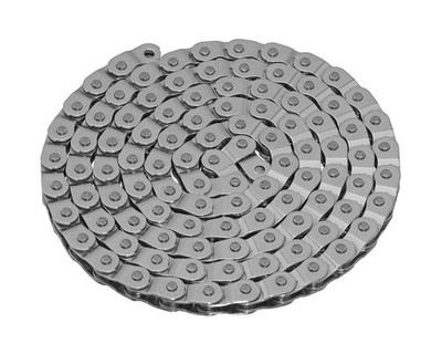 YBN MK918 Half Link 1 Speed Bike Chain 1/2 x 1/8 Chrome/Black Freestyle Cruiser.
